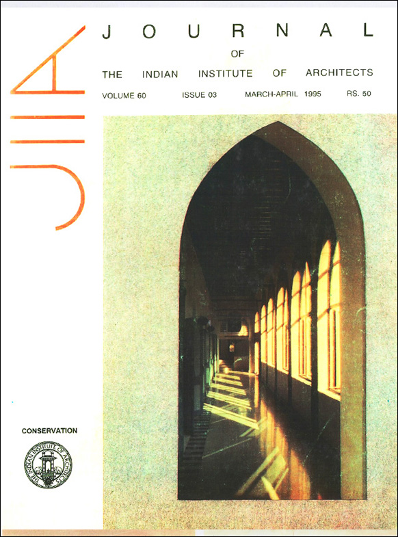 Journal of the Indian Institute of Architects - Vol 60 Issue 03.